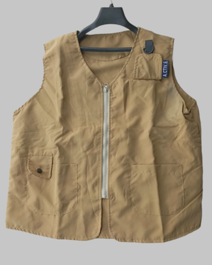Men & Kids Vest Khaki