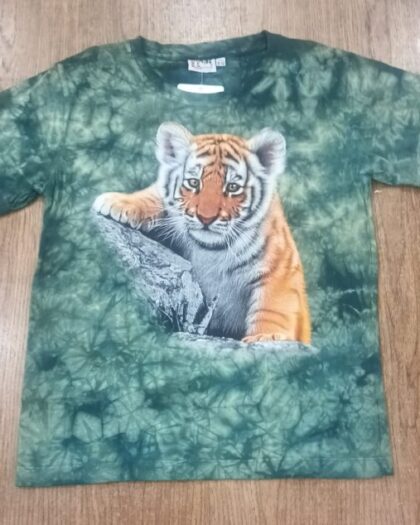 Kids Tie Dye Tiger