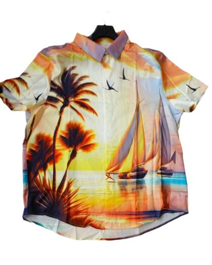 Men’s 3D Printed Shirts (Beach shirt)