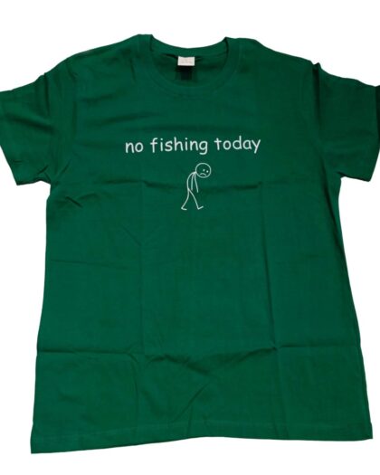 Men's Cotton T-Shirt No Fishing Today