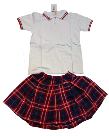 Patpat Girls Suit with Skirt