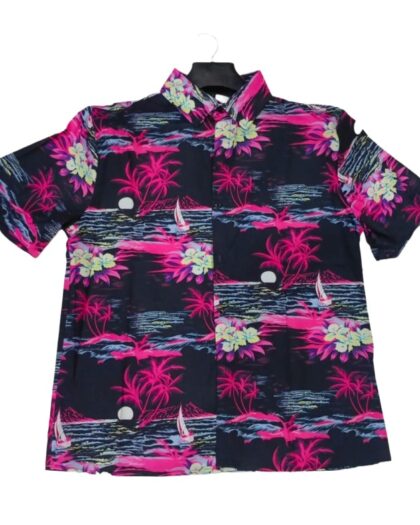 Men’s 3D Printed Shirts (Night Beach)