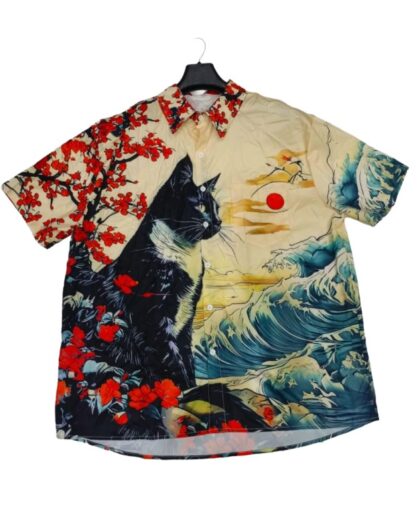 Men’s 3D Printed Shirts (Cat)